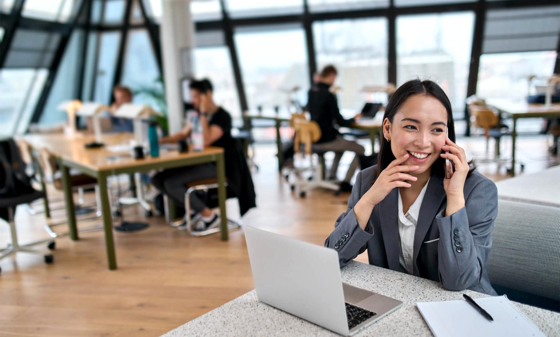 Spazio di lavoro con ambiente collaborativo per supporto formativo